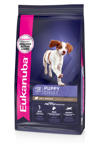 Eukanuba Puppy Lamb 1st Ingredient Dry Dog Food - 13.6 Kg - Dog Food - Eukanuba - PetMax Canada