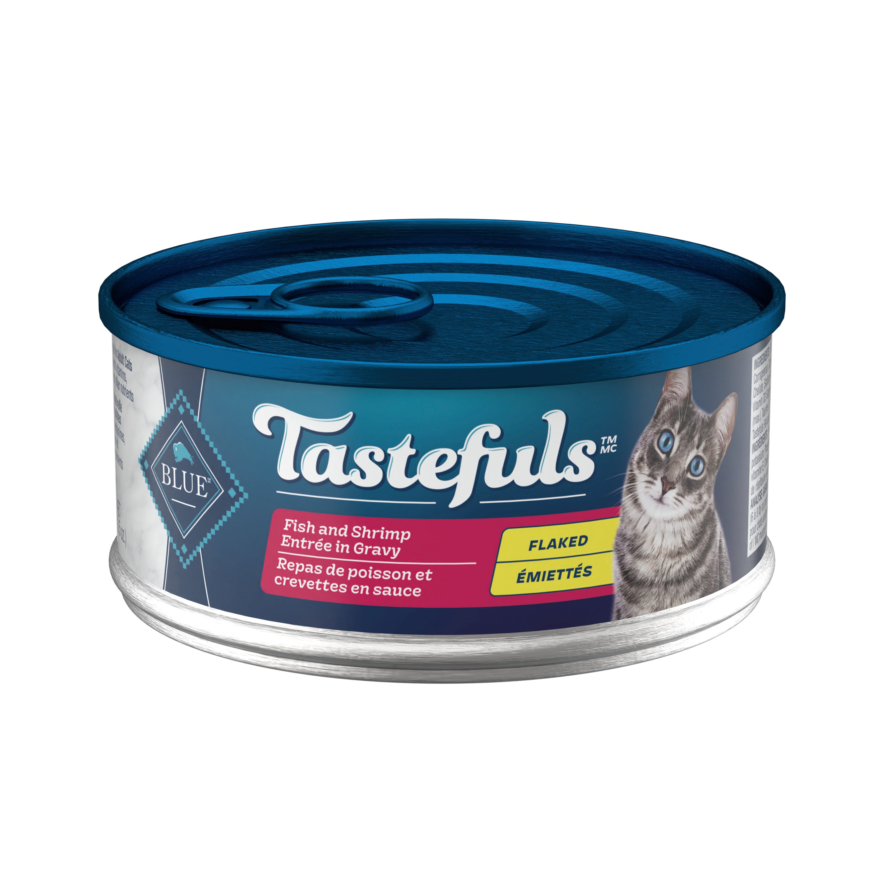 Blue Buffalo Tastefuls Adult Fish And Shrimp Entree in Gravy Flaked - Canned Cat Food - Blue Buffalo - PetMax Canada