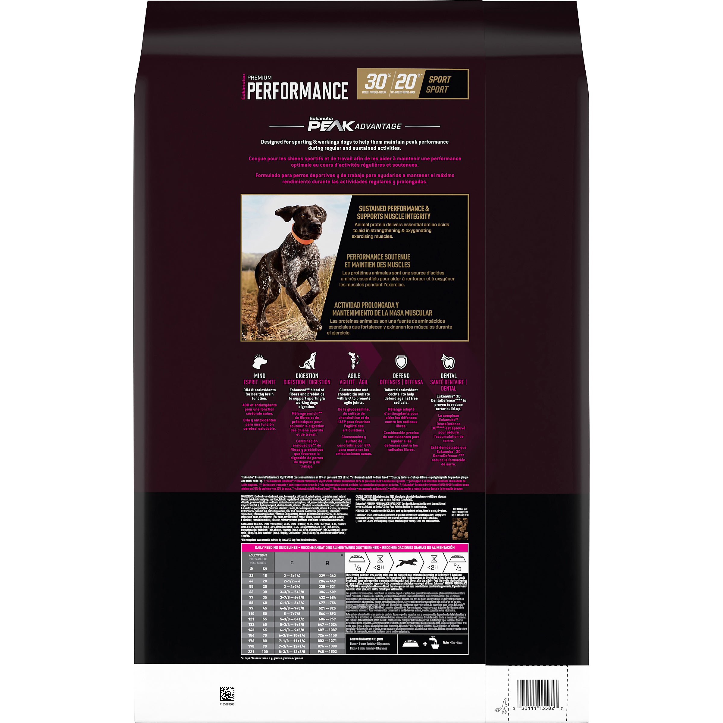 Eukanuba Premium Performance 30/20 Sport Dry Dog Food - 12.7 Kg - Dog Food - Eukanuba - PetMax Canada