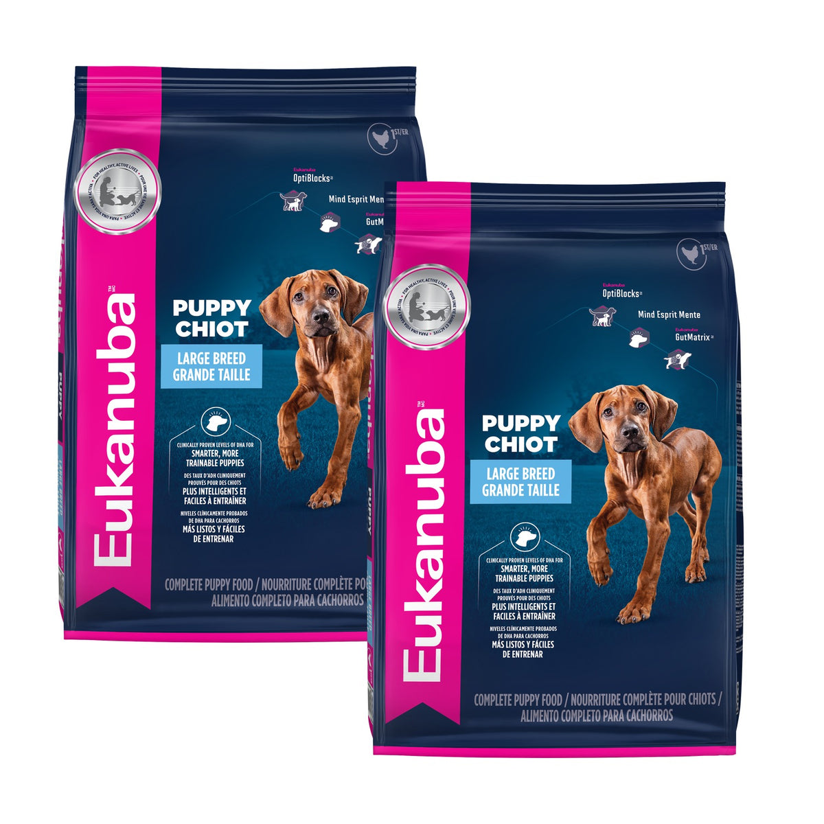 Eukanuba Puppy Large Breed Dry Dog Food - 2 Pack - Dog Food - Eukanuba - PetMax Canada