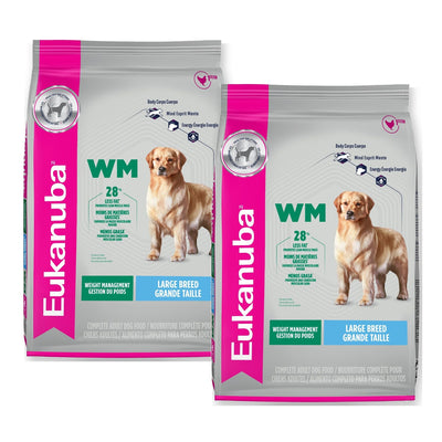 Eukanuba WM Weight Management Large Breed Dry Dog Food - 2 Pack (30 Kg) - Dog Food - Eukanuba - PetMax Canada
