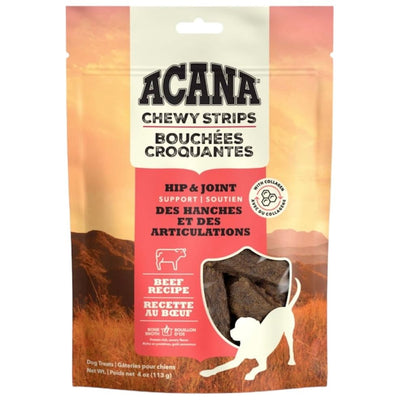Acana Chewy Strips Hip & Joint Beef Dog Treats