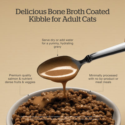 Now Fresh Good Gravy Salmon Coated in Bone Broth for Cats