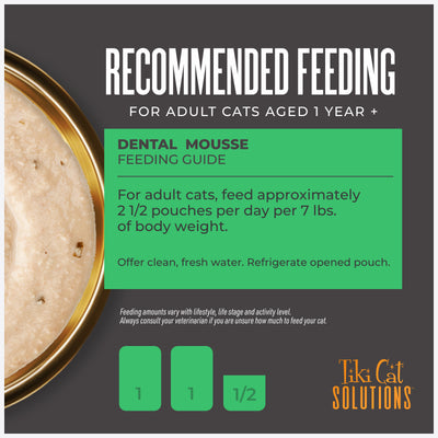 Tiki Cat Solutions Mousse Dental Chicken Recipe in Broth Wet Cat Food - Product Highlights 4 - Tiki Cat - PetMax Canada