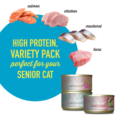 Tiki Cat Silver Variety Pack Wet Cat Food - Product Highlights 4 - Tiki Cat - PetMax Canada