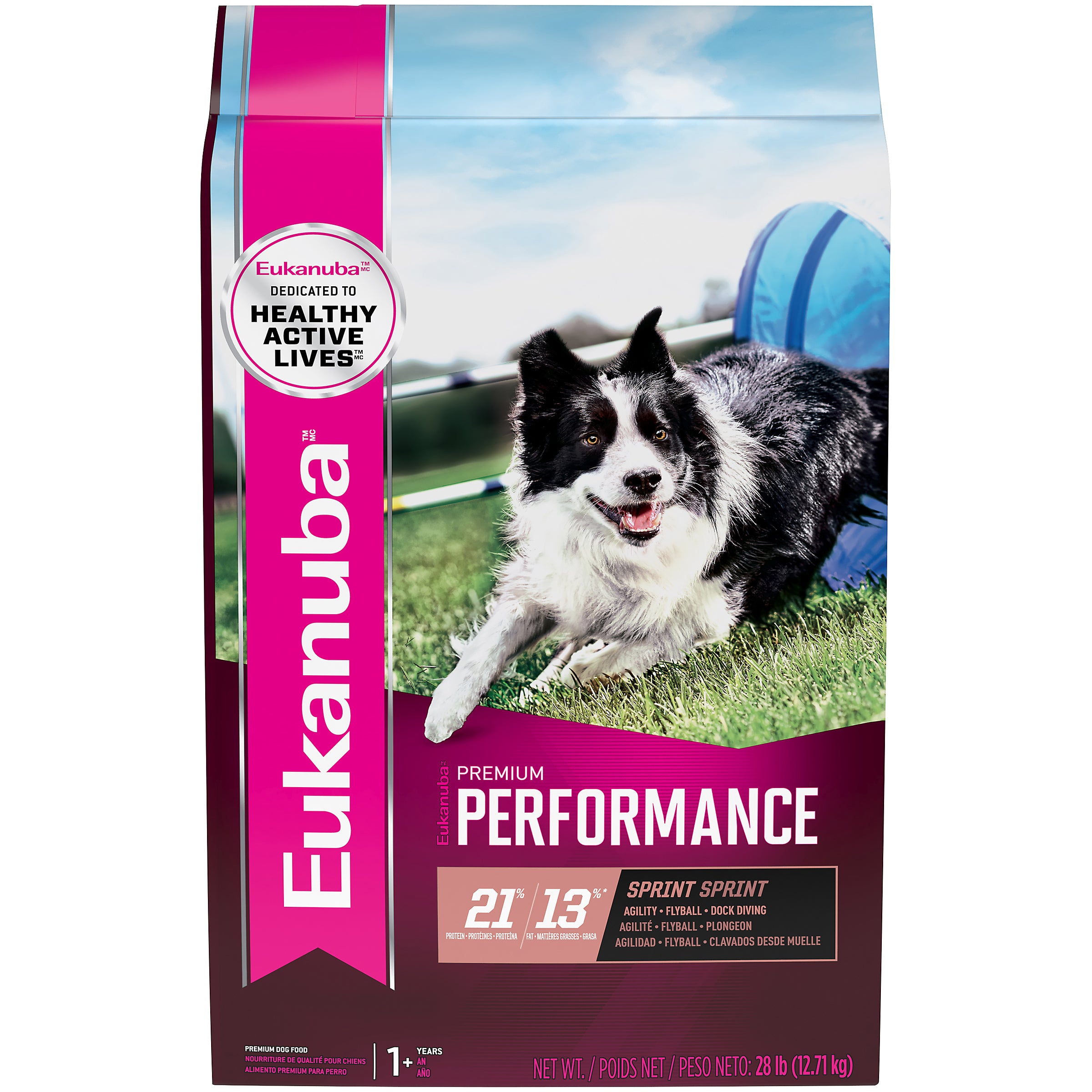 Eukanuba Premium Performance 21/13 Sprint Dry Dog Food - 12.7 Kg - Dog Food - Eukanuba - PetMax Canada