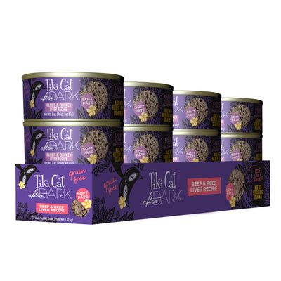 Tiki Cat After Dark Pâté Rabbit & Chicken Liver Recipe Wet Cat Food - Case of 12 - Tiki Cat - PetMax Canada