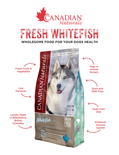 Canadian Naturals Grain Free Whitefish — features and benefits