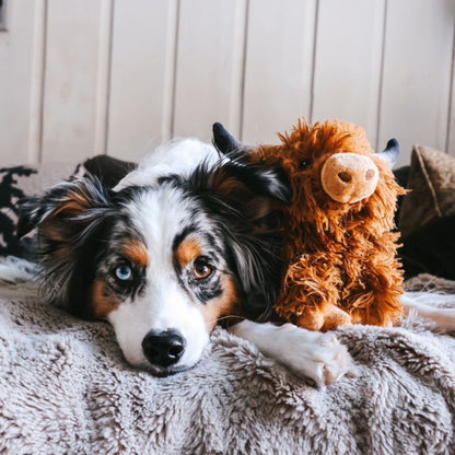 Tall Tails Plush Highland Cow Dog Toy