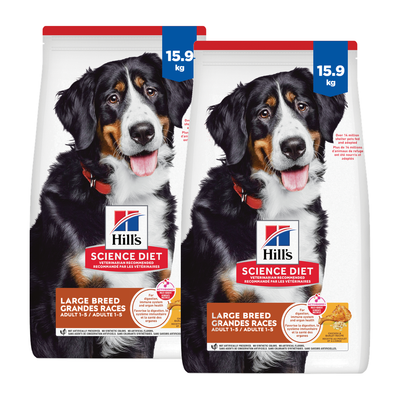 Hill's Science Diet Adult Large Breed Chicken & Barley Recipe Dry Dog Food 2 Pack