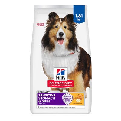 Hill's Science Diet Adult Sensitive Stomach & Skin Chicken Recipe Dry Dog Food