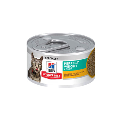 Hill's Science Diet Perfect Weight Canned Cat Food, Roasted Vegetable & Chicken Medley
