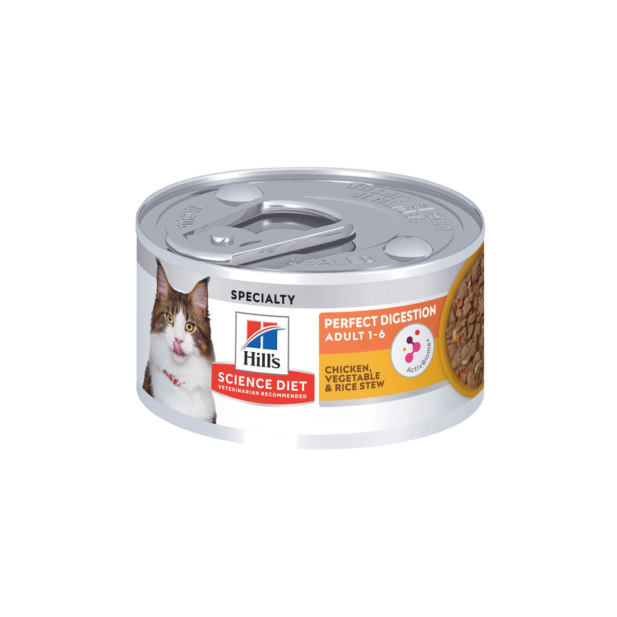 Hill's Science Diet Adult Perfect Digestion Chicken, Vegetable & Rice Stew Canned Cat Food