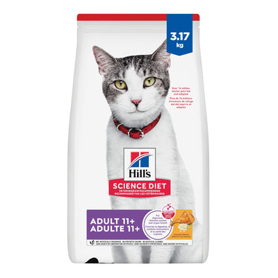 Hill's Science Diet Senior 11+ Chicken Recipe Dry Cat Food 3.18 Kg
