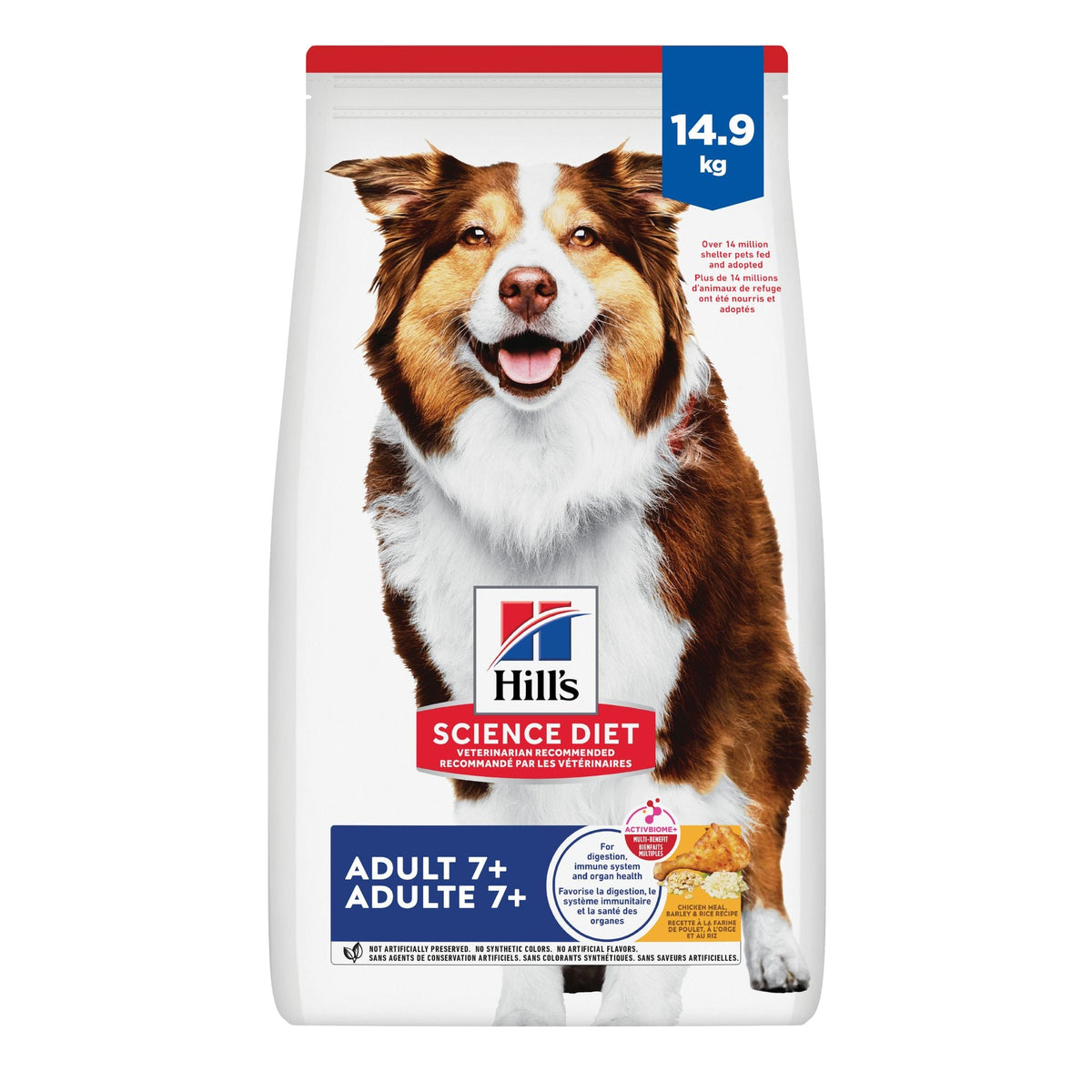 Hill's Science Diet Senior 7+ Chicken Meal, Barley & Rice Recipe Dry Dog Food 15 Kg