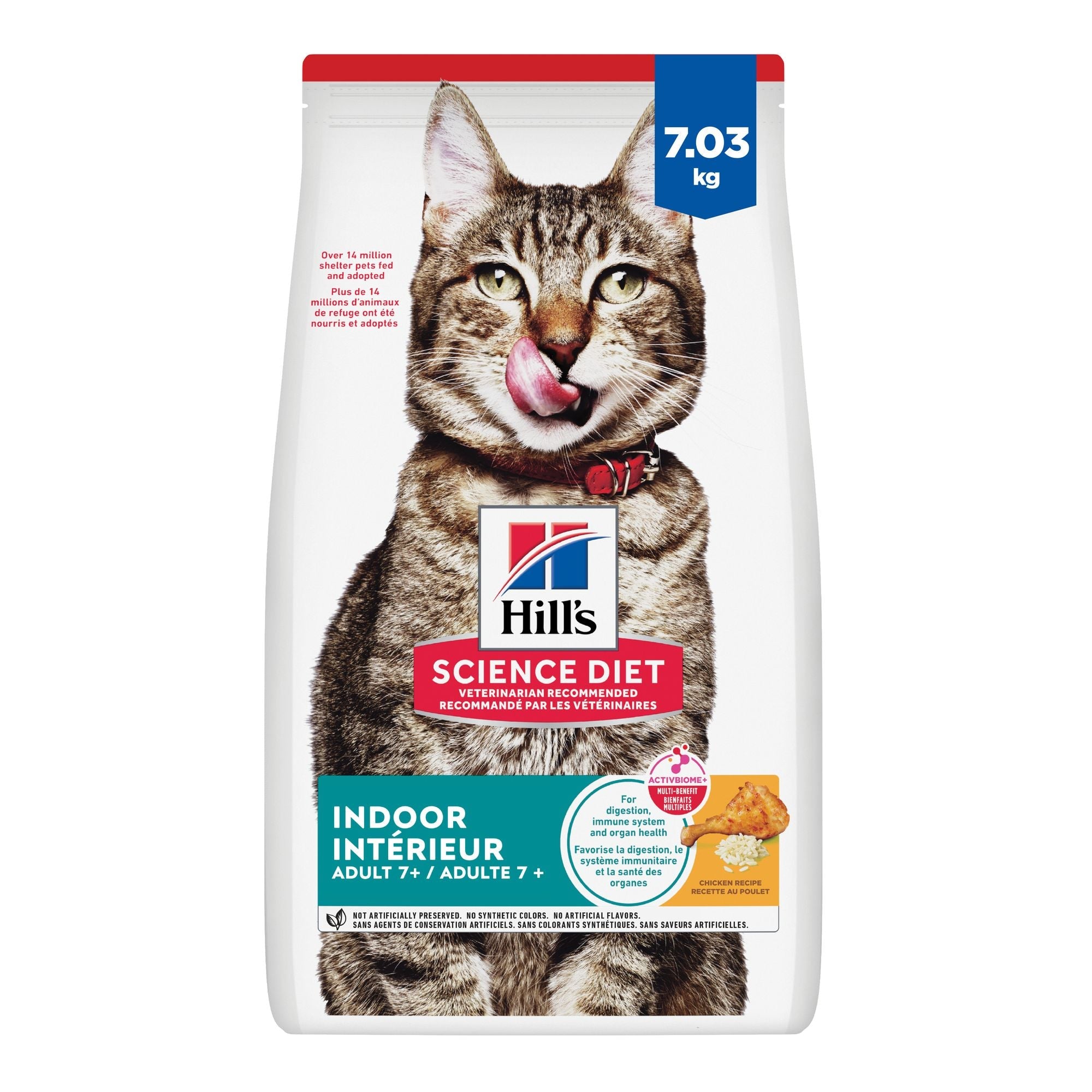Hill's Science Diet Senior 7+ Indoor Chicken Recipe Dry Cat Food 7.04 kg