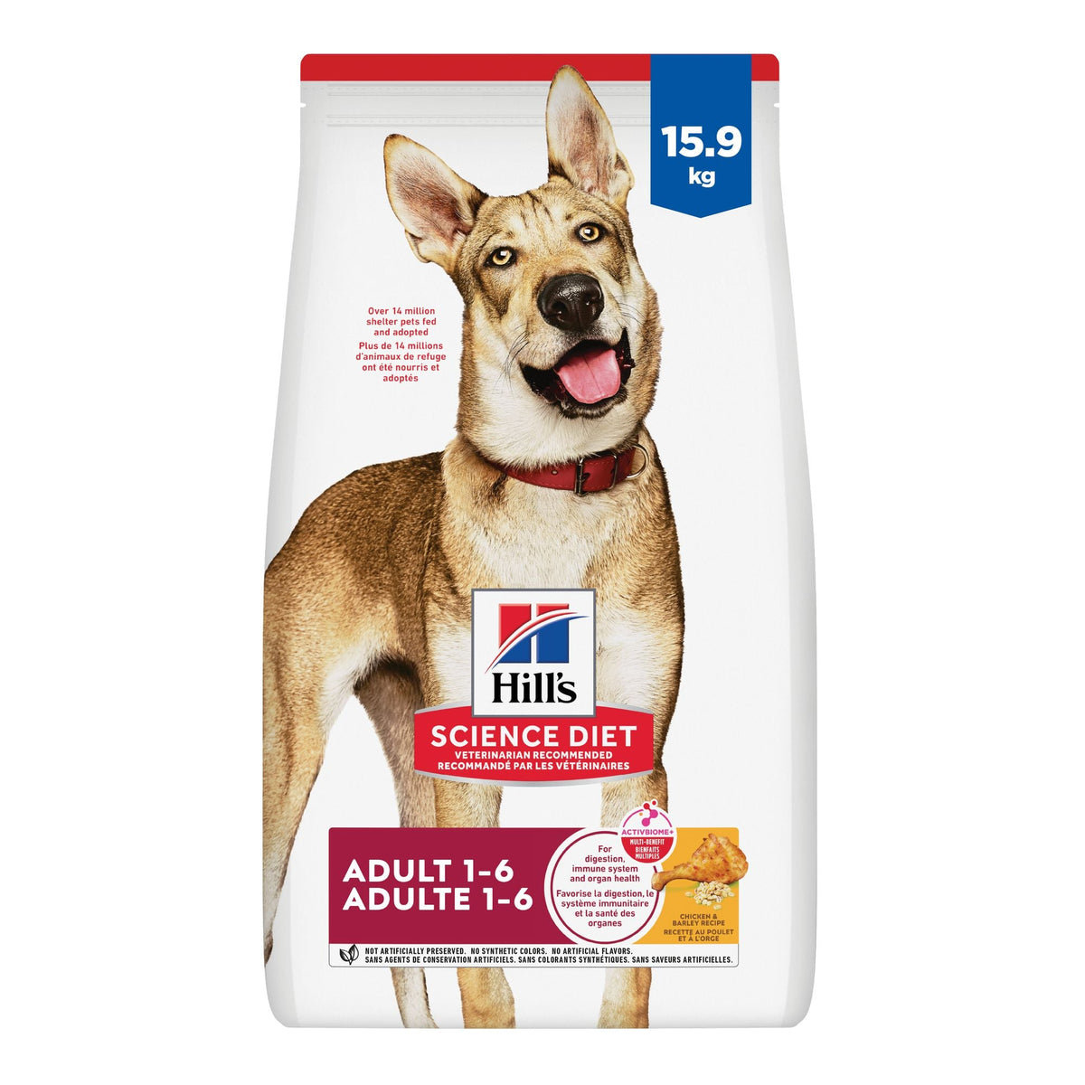 Hill's Science Diet Adult Chicken & Barley Recipe Dry Dog Food 15.9 Kg