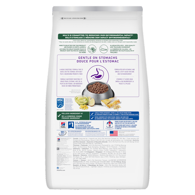 Hill's Science Diet Adult Sensitive Stomach & Skin Pollock Meal, Barley & Insect Meal Recipe Dry Dog Food