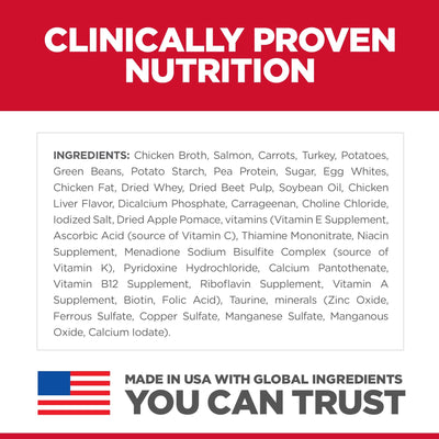 Hill's Science Diet Adult Sensitive Stomach & Skin Canned Dog Food, Salmon & Vegetable Entrée