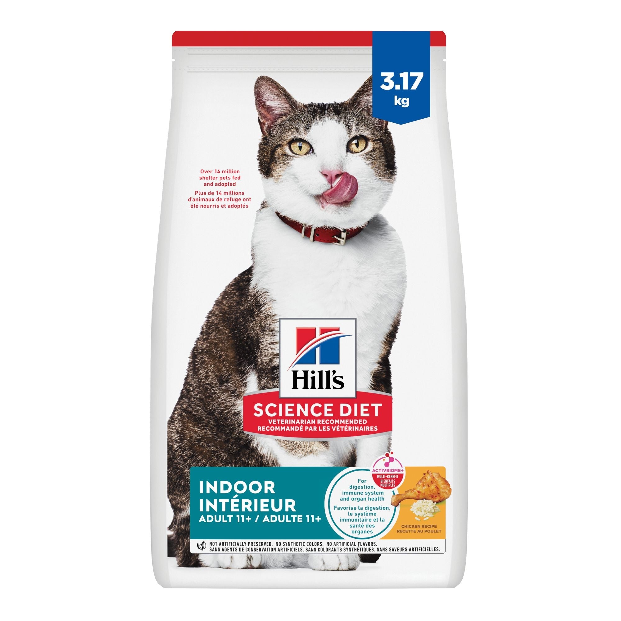 Hill's Science Diet Senior 11+ Indoor Chicken Recipe Dry Cat Food 3.17 Kg