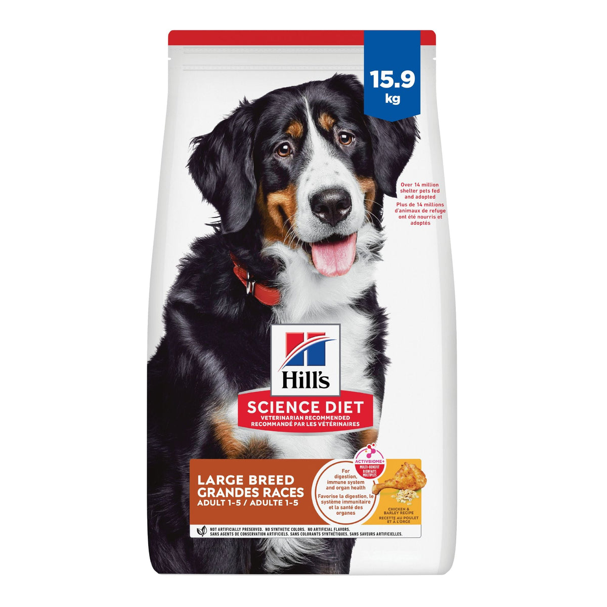 Hill's Science Diet Adult Large Breed Chicken & Barley Recipe Dry Dog Food 15.9 Kg