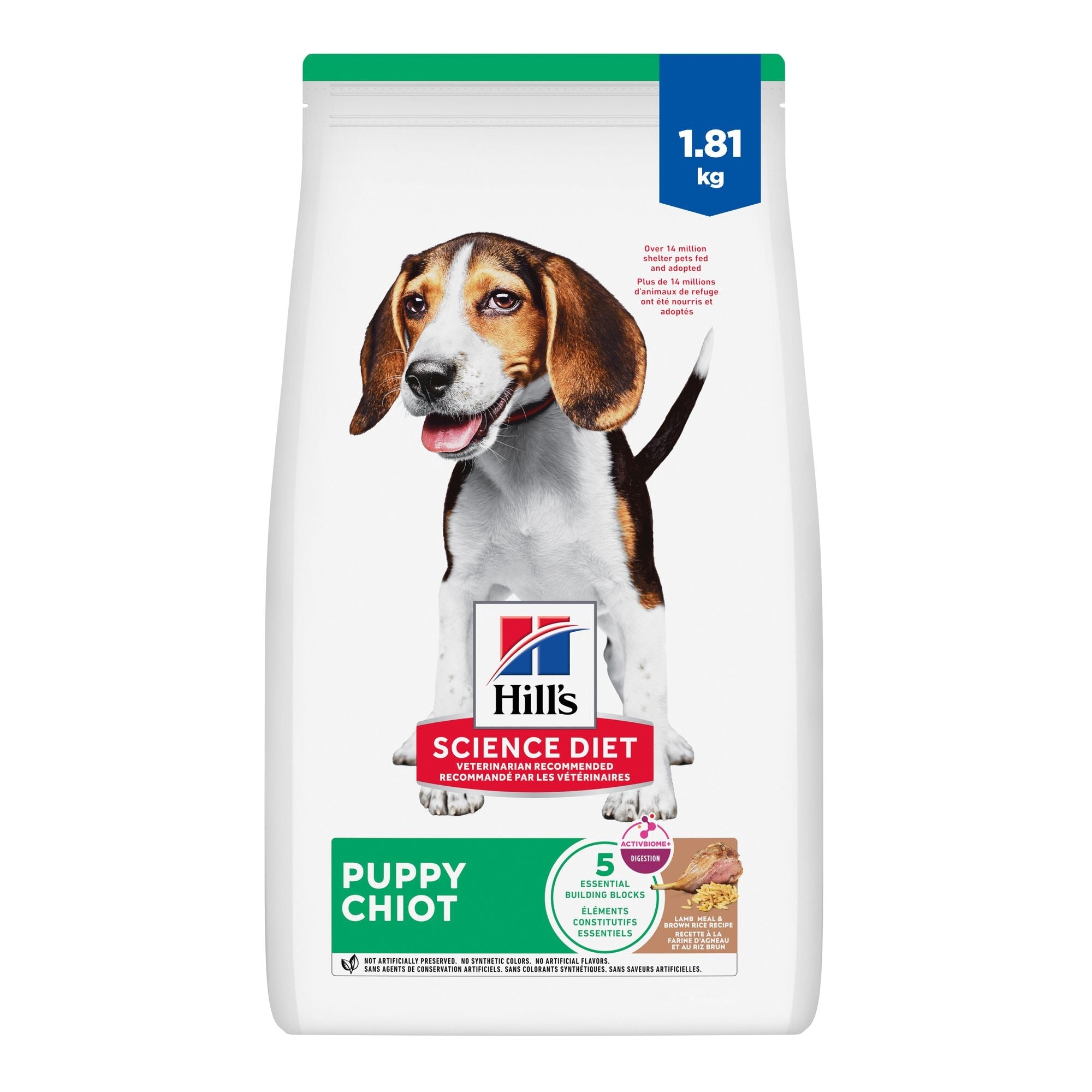 Hill's Science Diet Puppy Lamb Meal & Brown Rice Recipe Dry Dog Food 2.04 Kg