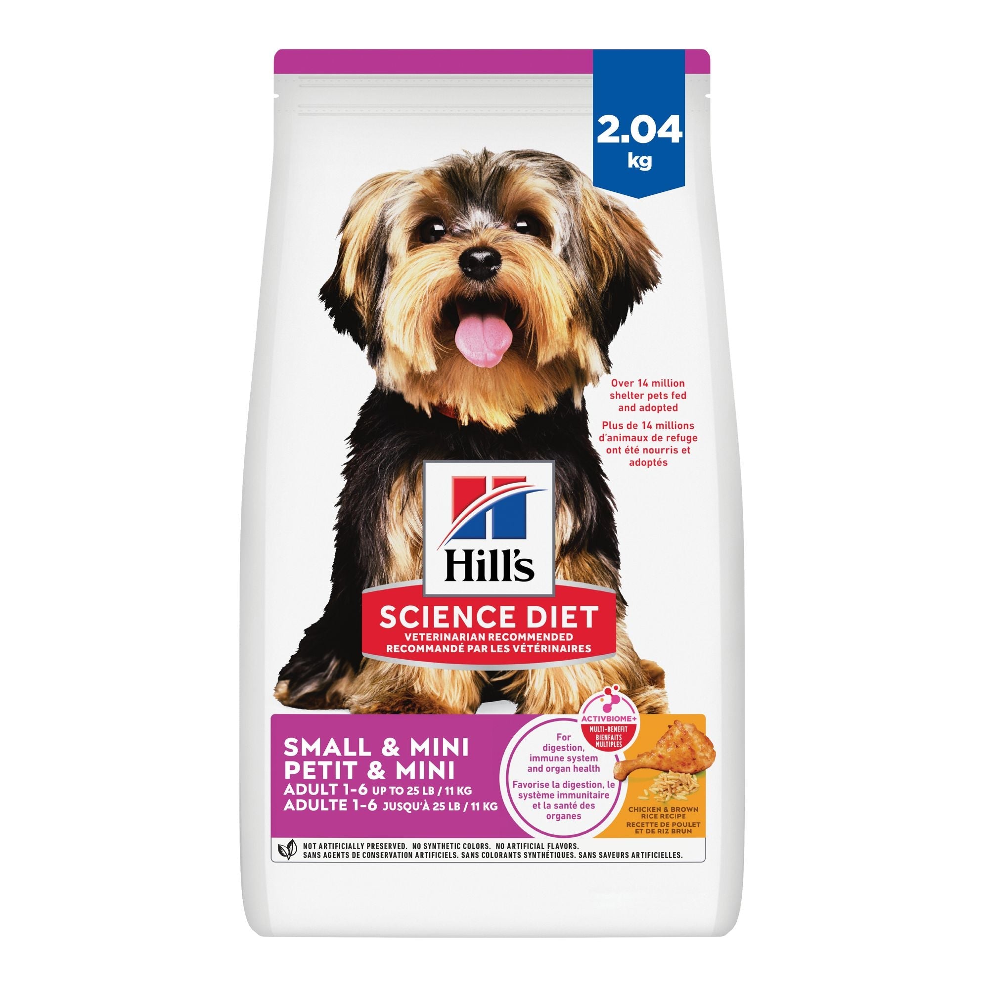 Hill's Science Diet Adult Small & Mini Chicken Meal & Rice Recipe Dry Dog Food 2.04 Kg
