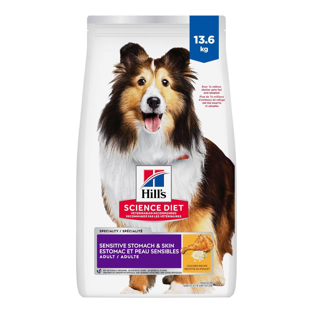 Hill's Science Diet Adult Sensitive Stomach & Skin Chicken Recipe Dry Dog Food 13.6 Kg