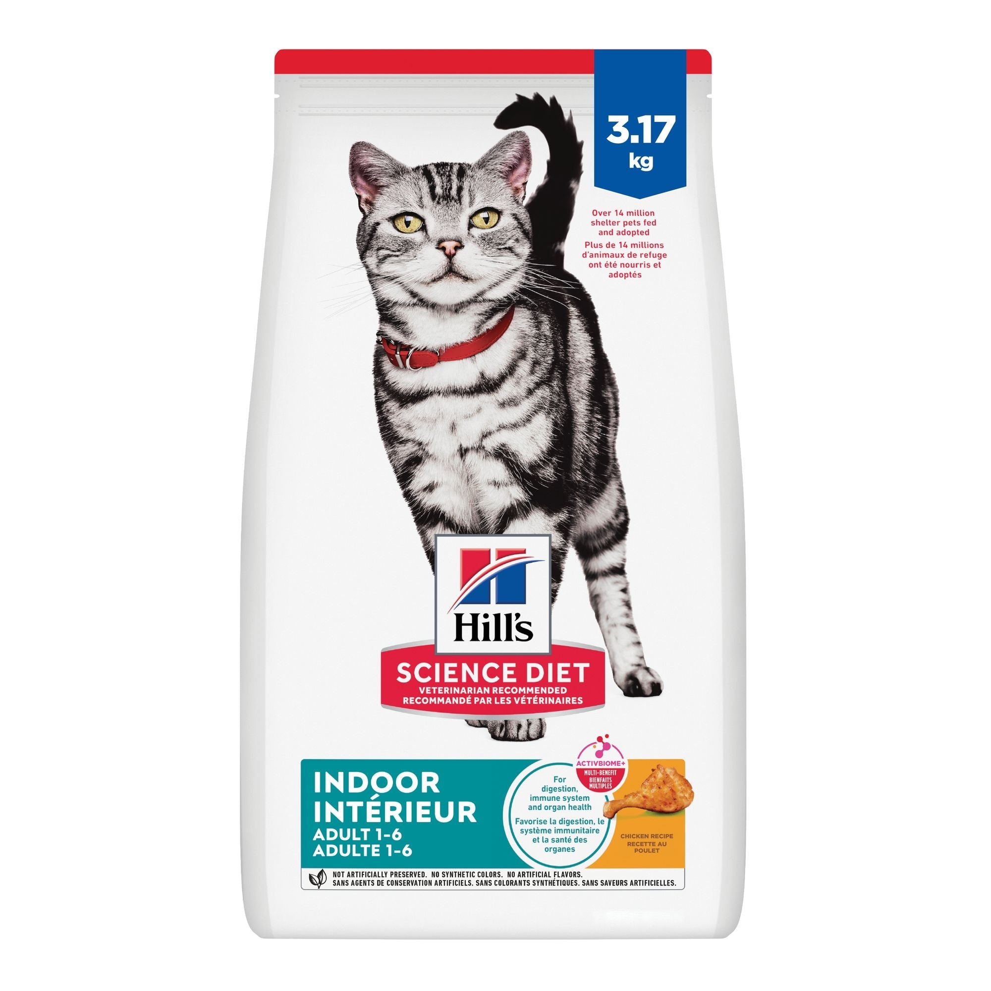 Hill's Science Diet Adult Indoor Chicken Recipe Dry Cat Food 3.18 Kg
