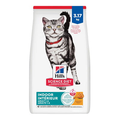 Hill's Science Diet Adult Indoor Chicken Recipe Dry Cat Food 3.18 Kg