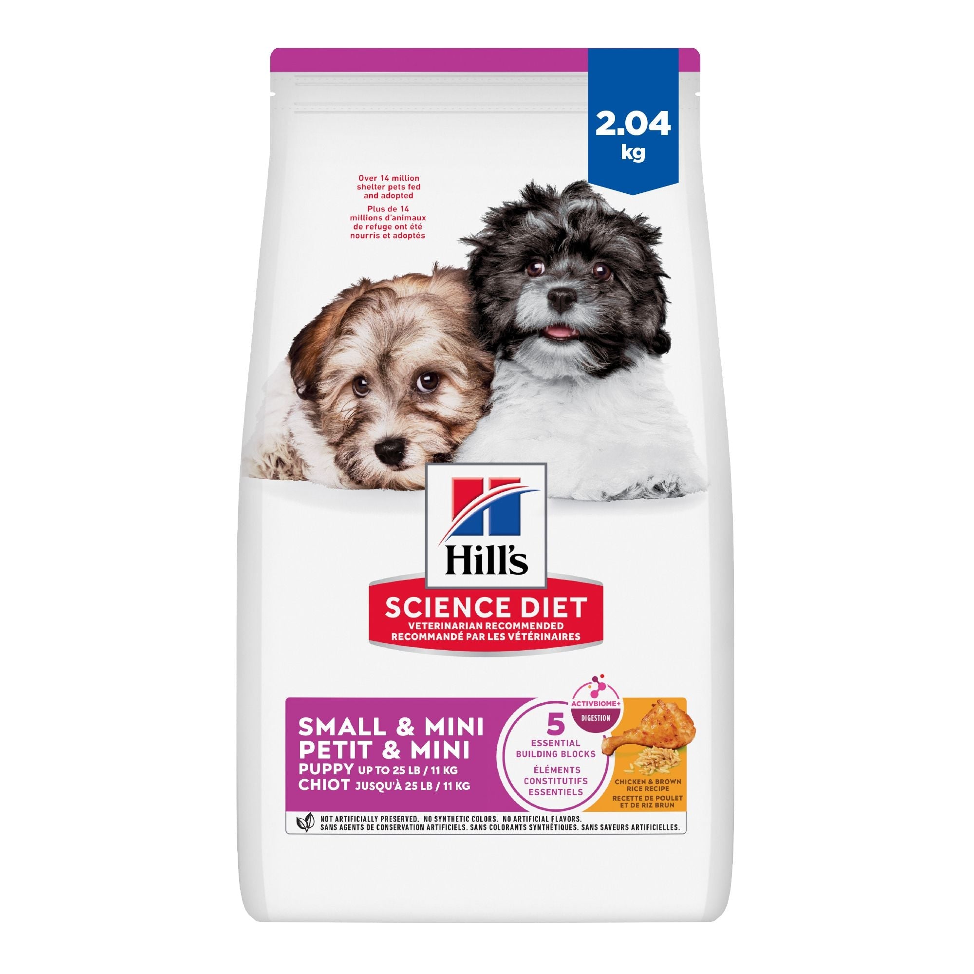 Hill's Science Diet Puppy Small & Mini Chicken & Brown Rice Recipe Dry Dog Food 2.04 Kg