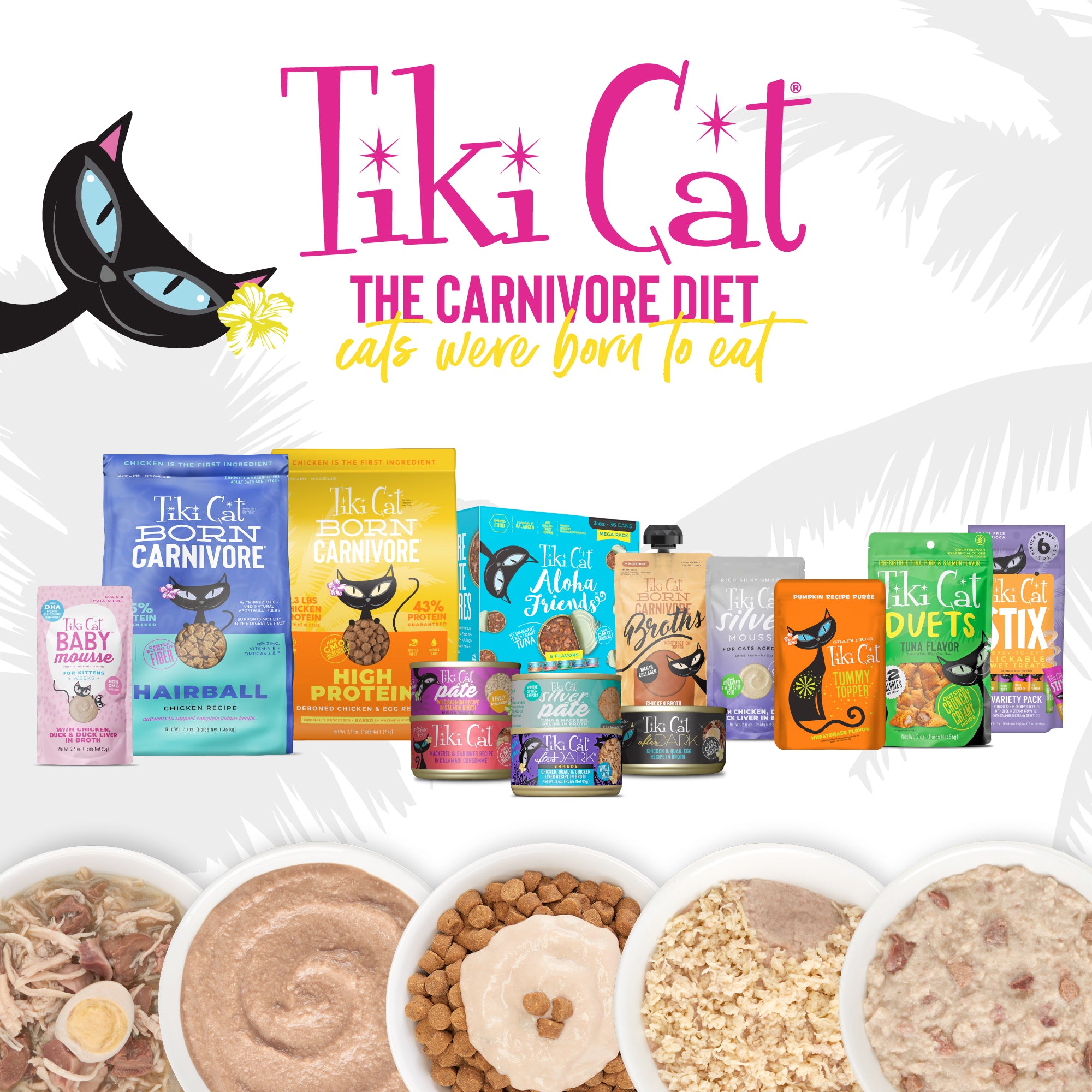 Tiki Cat Born Carnivore Hairball Chicken Recipe Dry Cat Food - Product Highlights 6 - Tiki Cat - PetMax Canada