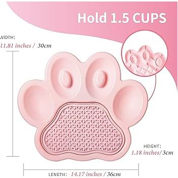PetDreamHouse 2 In 1 Lick Pad With Slow Feeder Plate