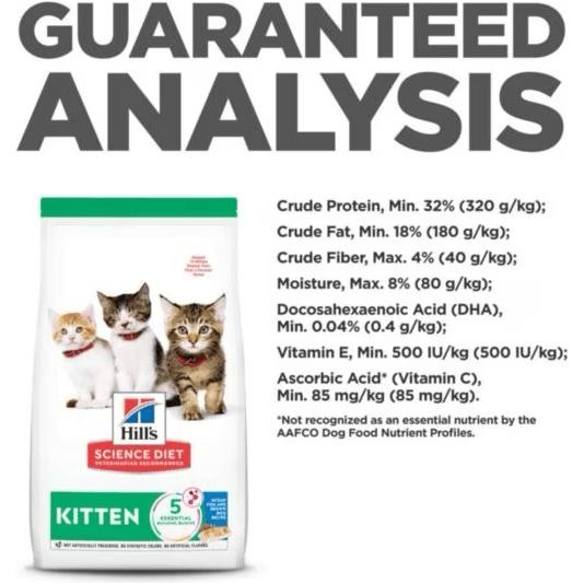 Hill's Science Diet Kitten Dry Ocean Fish & Brown Rice Recipe Dry Cat Food - 1.59 Kg - Cat Food - Hill's Science Diet - PetMax Canada