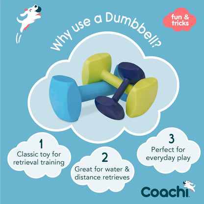 Coachi Training Dumbbell - Small(4"): Navy - Training Products - COACHI - PetMax Canada