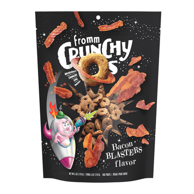 Fromm Crunchy O's Bacon Blasters Dog Treats - 737g - Dog Treats - Fromm - PetMax Canada