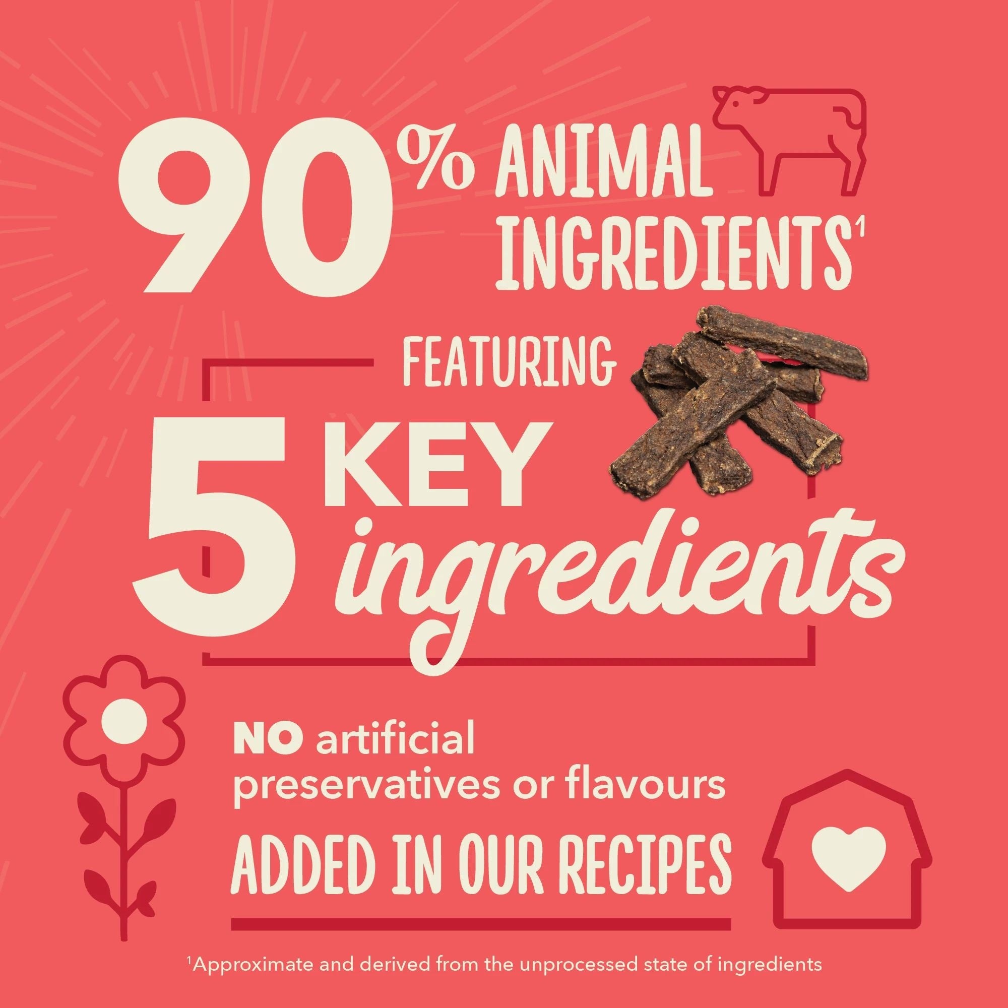 Acana Chewy Strips Hip & Joint Beef Dog Treats