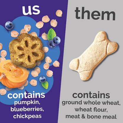 Fruitables Skinny Minis Friandises pour chiens Pompe et baies