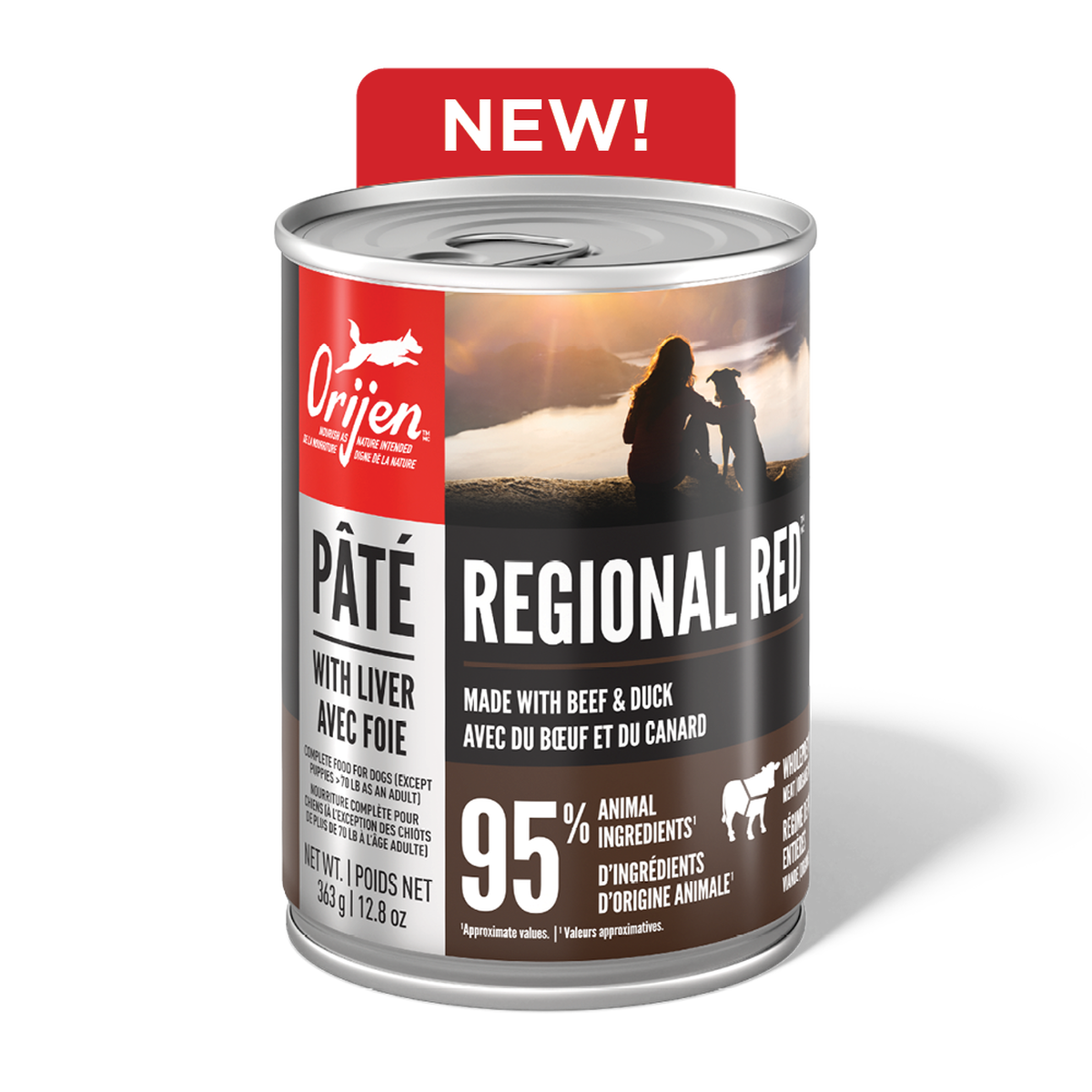 Orijen Pate Wet Dog Regional Red with Liver