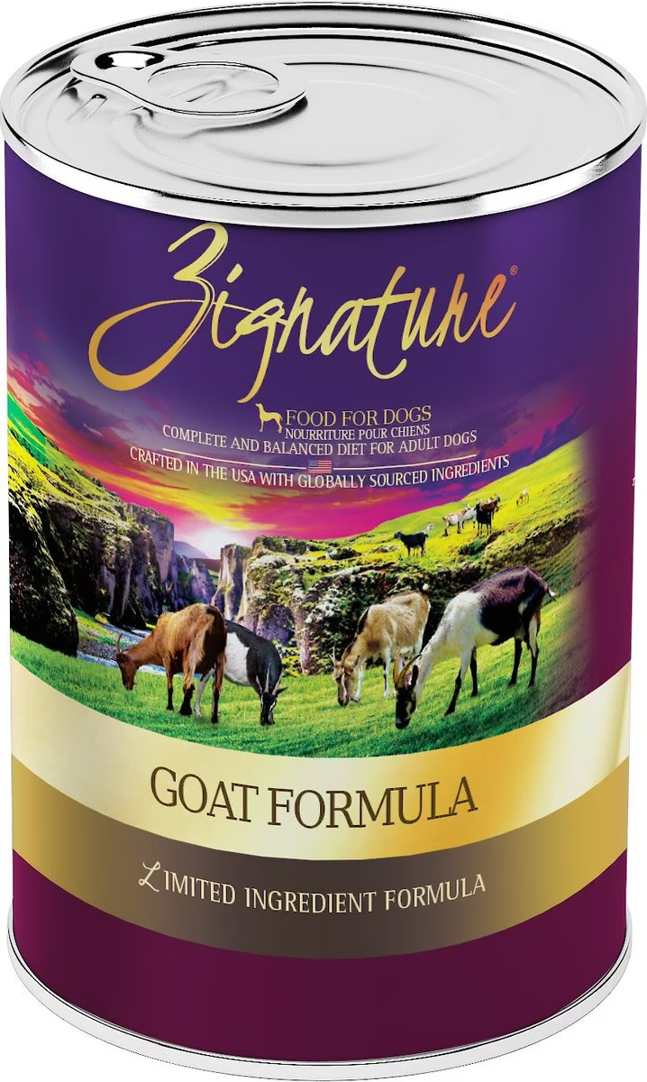 Zignature Goat Limited Ingredient Formula Grain-Free Canned Dog Food  Canned Dog Food  | PetMax Canada