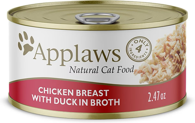 Applaws Chicken Breast with Duck in Broth Wet Cat Food  Canned Cat Food  | PetMax Canada