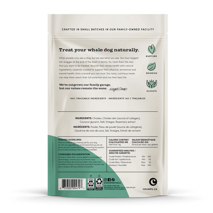 Crumps Naturals Chicken Collagen Jerky Treat