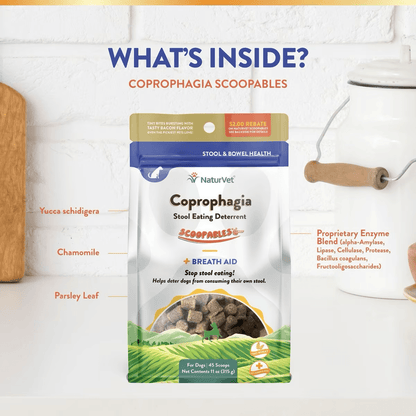 NaturVet Dog Scoopables Coprophagia - Default Title - Health Care - Naturvet - PetMax Canada