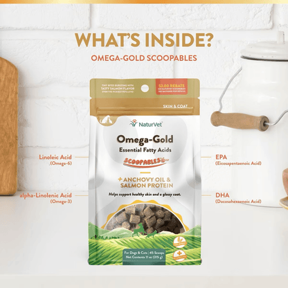Naturvet Dog & Cat Scoopables Omega Gold - Default Title - Health Care - Naturvet - PetMax Canada