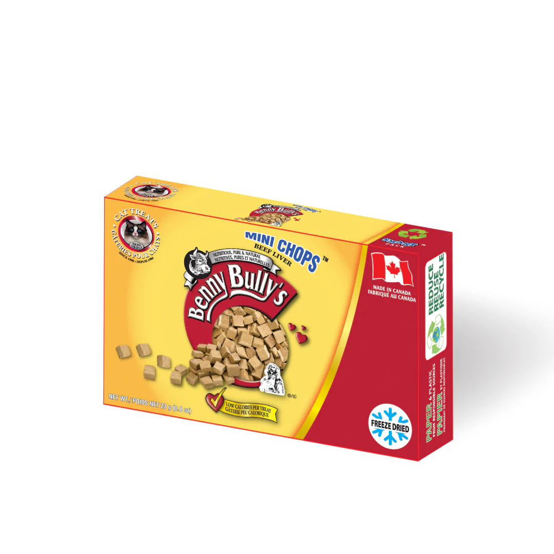 Benny Bullys Cat Mini Chops Beef Liver PetMax