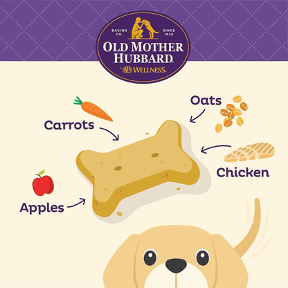 Old Mother Hubbard Classic Puppy Natural Mini Oven-Baked Biscuits Dog Treats - Mini - 567g - Dog Treats - Old Mother Hubbard - PetMax Canada