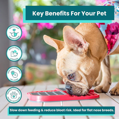 Lickimat Slomo Dog Slow Feeding Lick Mat