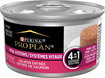 Purina Pro Plan Vital Systems 4-in-1 Salmon Pate Wet Cat Food