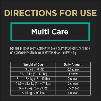 Purina Pro Plan Veterinary Supplements Multi Care Canine Chew Dog Supplement
