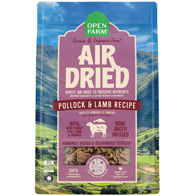 Open Farm Dog Air Dried Pollock & Lamb Recipe